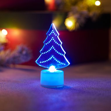 Фотография товара 'Neon-Night Фигура светодиодная на подставке Елочка 2D, RGB 501-045'