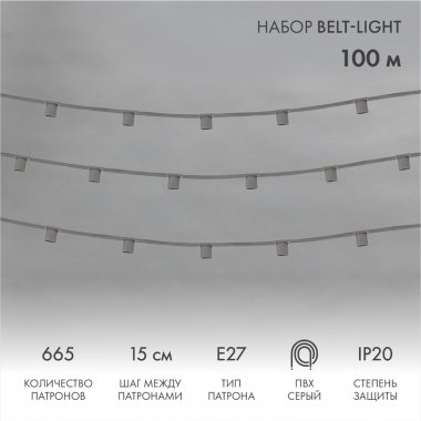 Фотография товара 'Neon-night Гирлянда Belt Light 5W шаг 15331-112'