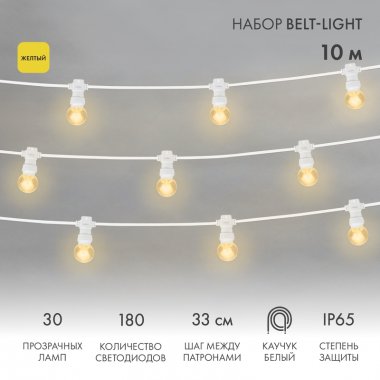 Фотография товара 'Neon-night Готовый набор: Гирлянда Belt Light 25 ламп, 10 м 331-301'