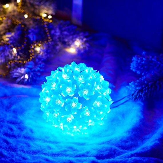 Фотография товара 'Neon-night Шар светодиодный 230V, диаметр 12 см, 50 светодиодов, 501-602'