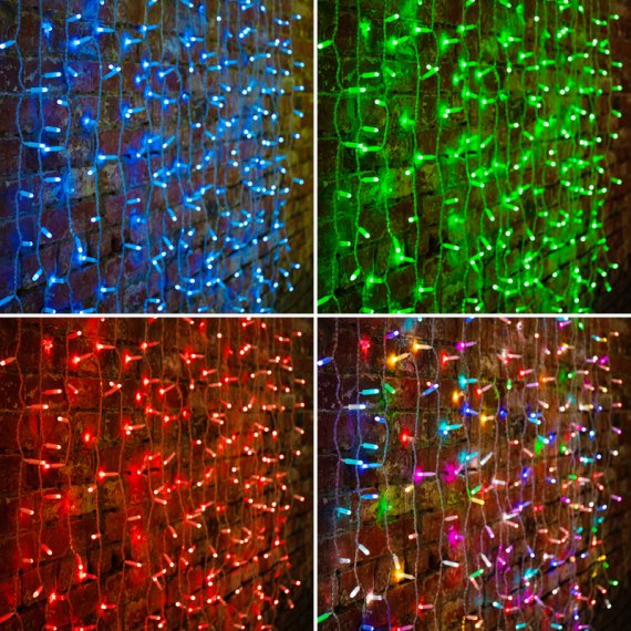 Фотография товара 'Neon-night Гирлянда Светодиодный Дождь, 2х3 м, 230В 245-319'