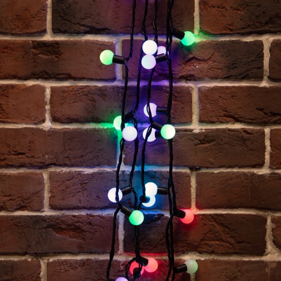 Фотография товара 'Neon-night Гирлянда LED-шарики, RGB, 23 мм, 10м 303-519'