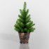 Фотография товара 'Neon-night Елочка 45см в пластиковом горшке, Литая 533-334'
